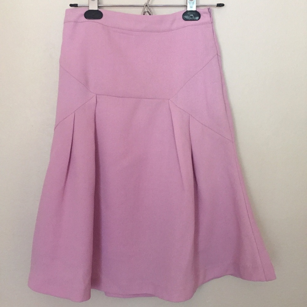 JOA pink flare skirt size XS NWT